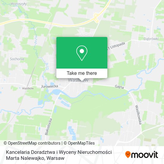 Kancelaria Doradztwa i Wyceny Nieruchomości Marta Nalewajko map