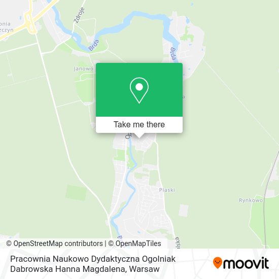 Pracownia Naukowo Dydaktyczna Ogolniak Dabrowska Hanna Magdalena map