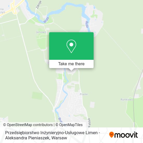 Przedsiębiorstwo Inżynieryjno-Usługowe Limen - Aleksandra Pieniaszek map