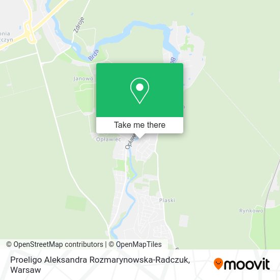 Proeligo Aleksandra Rozmarynowska-Radczuk map