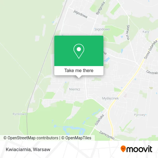 Карта Kwiaciarnia