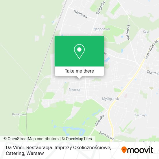 Карта Da Vinci. Restauracja. Imprezy Okolicznościowe, Catering