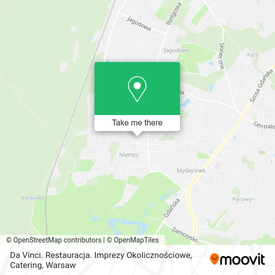 Карта Da Vinci. Restauracja. Imprezy Okolicznościowe, Catering