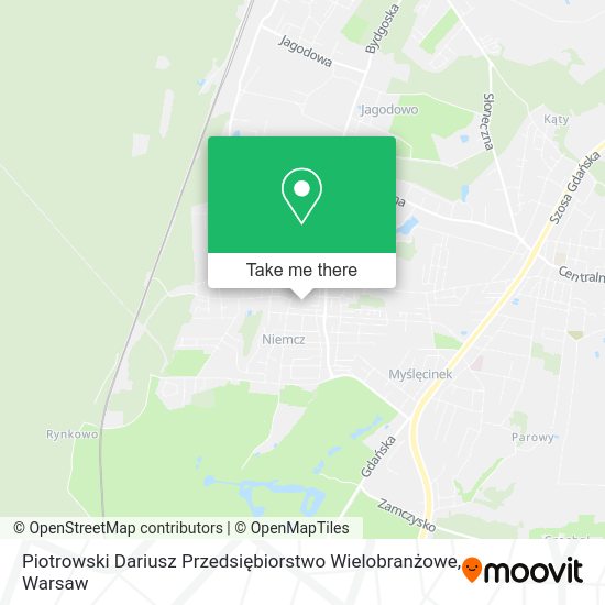 Piotrowski Dariusz Przedsiębiorstwo Wielobranżowe map