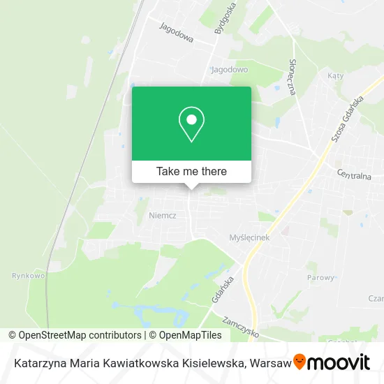 Карта Katarzyna Maria Kawiatkowska Kisielewska