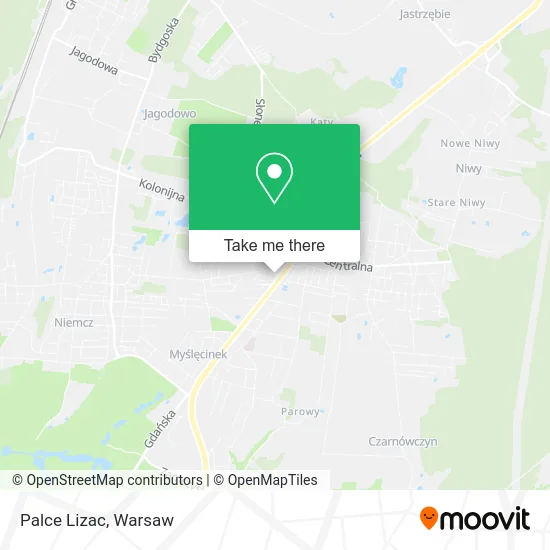 Карта Palce Lizac