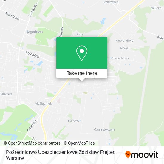 Pośrednictwo Ubezpieczeniowe Zdzisław Frejter map