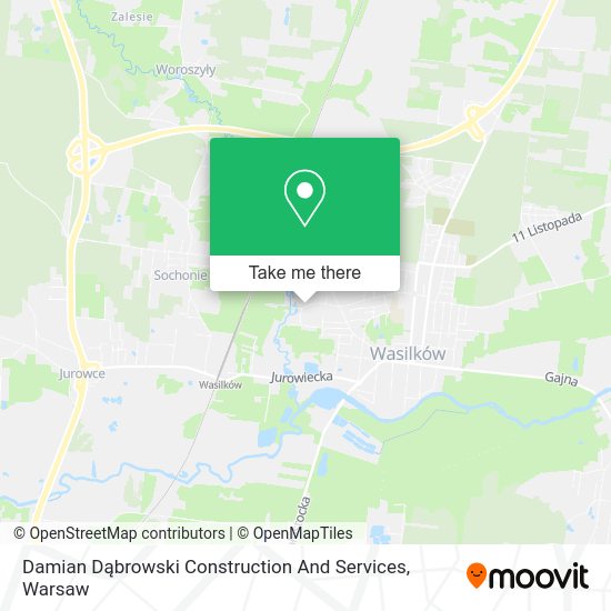 Damian Dąbrowski Construction And Services map