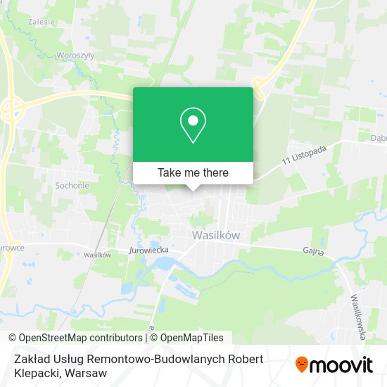 Zakład Usług Remontowo-Budowlanych Robert Klepacki map