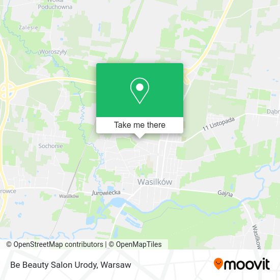 Be Beauty Salon Urody map