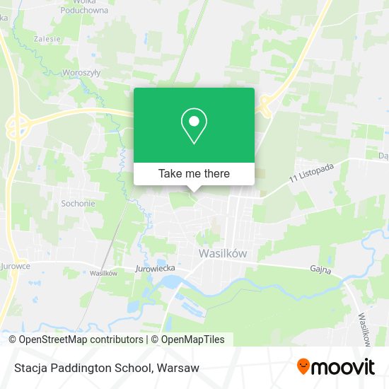 Stacja Paddington School map