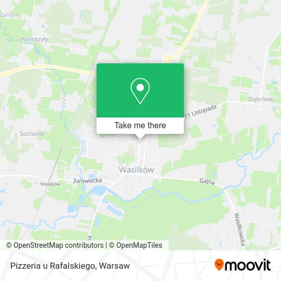 Pizzeria u Rafalskiego map