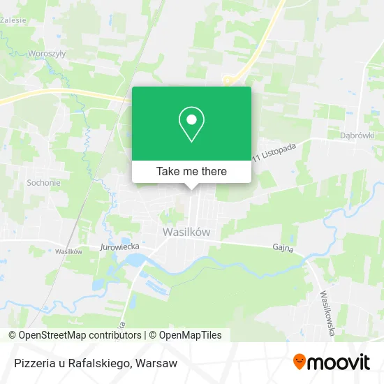 Карта Pizzeria u Rafalskiego