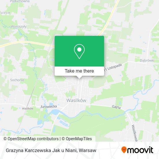 Grazyna Karczewska Jak u Niani map