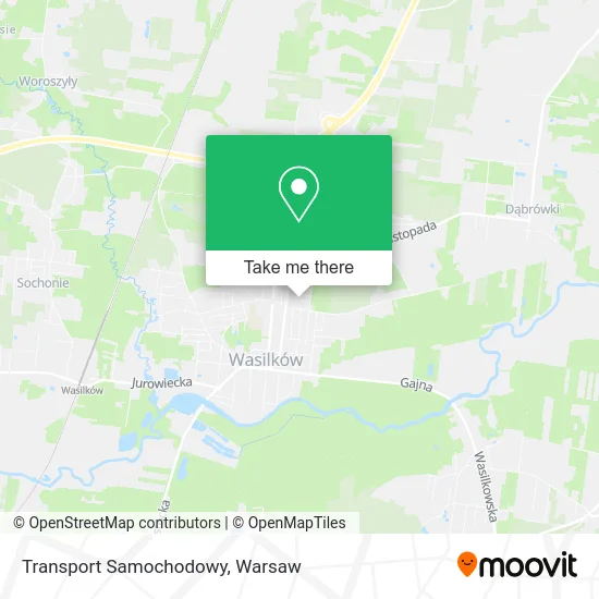Карта Transport Samochodowy
