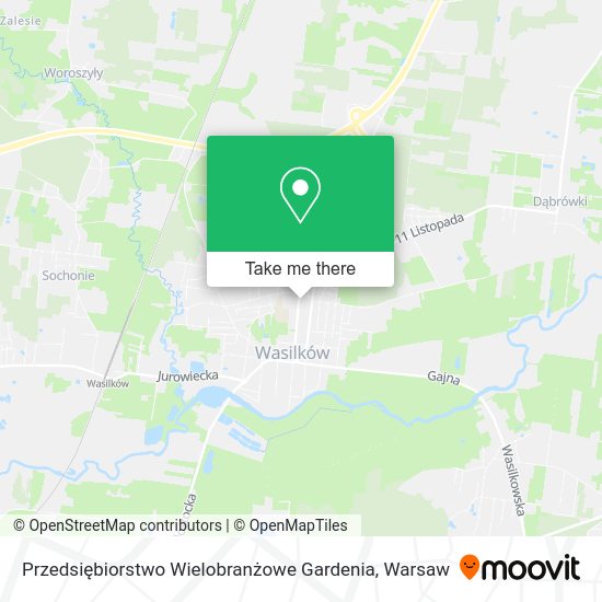 Przedsiębiorstwo Wielobranżowe Gardenia map