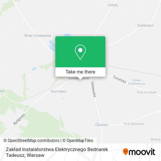 Zakład Instalatorstwa Elektrycznego Bednarek Tadeusz map