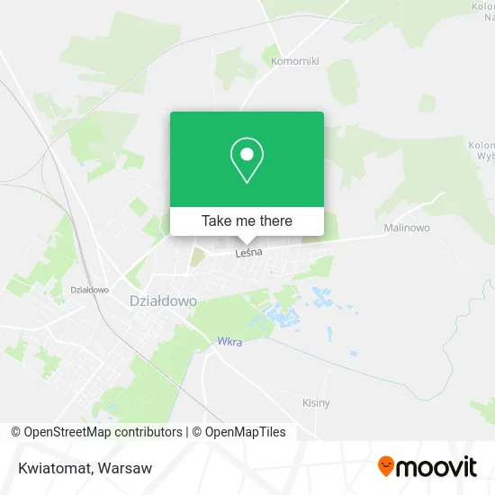 Карта Kwiatomat