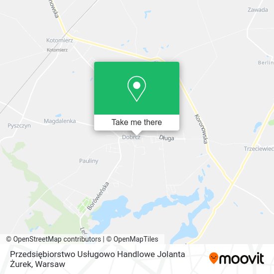 Przedsiębiorstwo Usługowo Handlowe Jolanta Żurek map