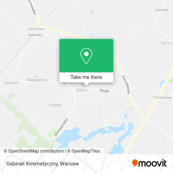 Карта Gabinet Kosmetyczny