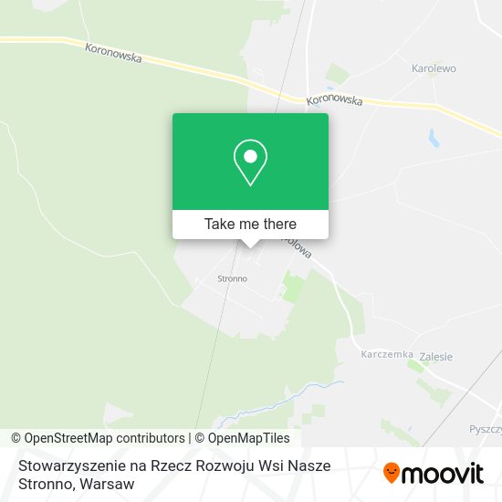 Stowarzyszenie na Rzecz Rozwoju Wsi Nasze Stronno map