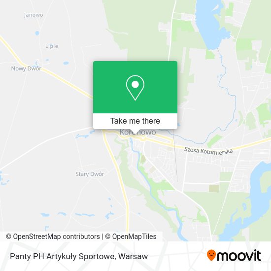 Panty PH Artykuły Sportowe map