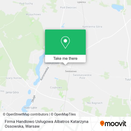 Firma Handlowo Usługowa Albatros Katarzyna Ossowska map