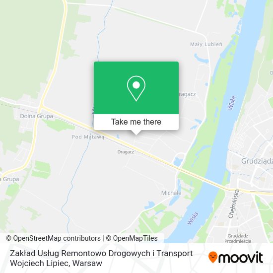 Zakład Usług Remontowo Drogowych i Transport Wojciech Lipiec map