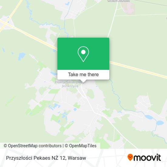 Przyszłości Pekaes NŻ 12 map