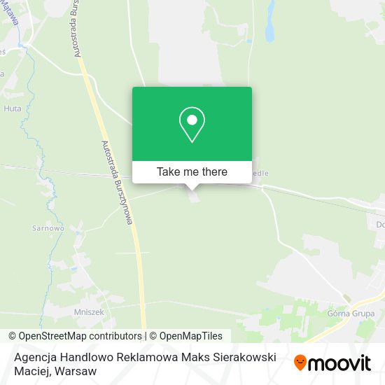 Agencja Handlowo Reklamowa Maks Sierakowski Maciej map