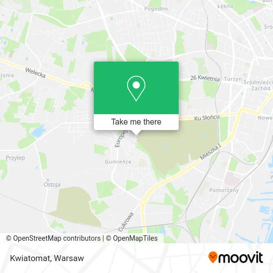 Карта Kwiatomat