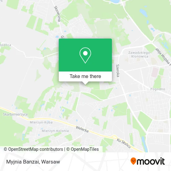 Карта Myjnia Banzai