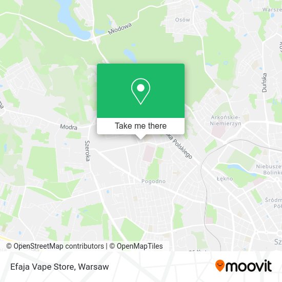 Efaja Vape Store map