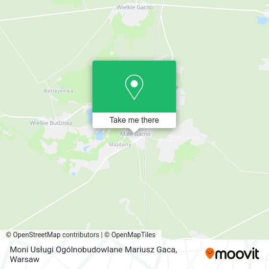 Moni Usługi Ogólnobudowlane Mariusz Gaca map