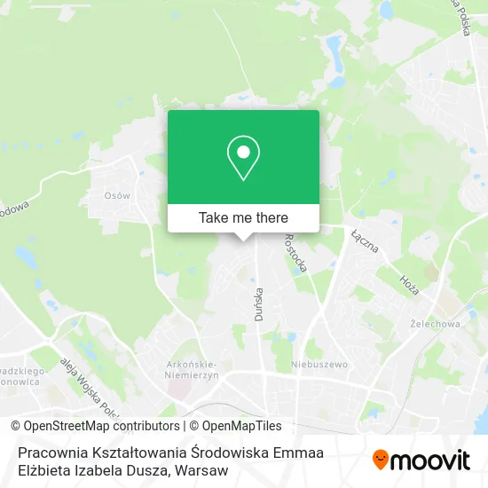 Pracownia Kształtowania Środowiska Emmaa Elżbieta Izabela Dusza map