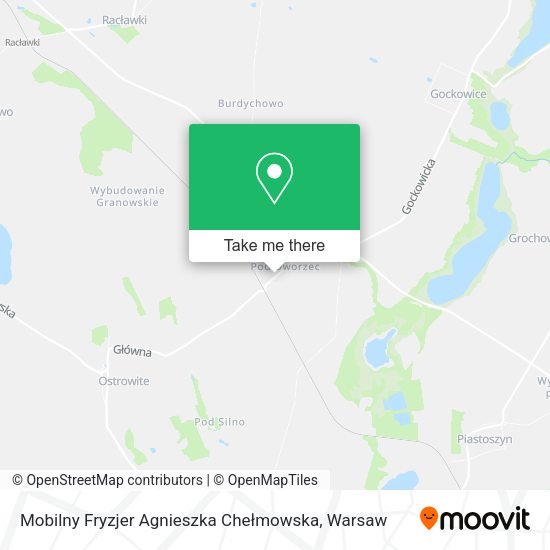 Карта Mobilny Fryzjer Agnieszka Chełmowska