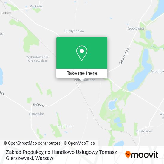 Zakład Produkcyjno Handlowo Usługowy Tomasz Gierszewski map