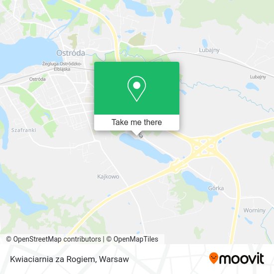 Kwiaciarnia za Rogiem map