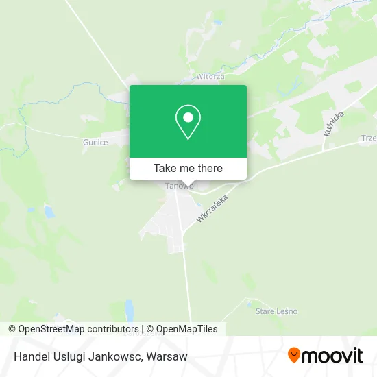 Handel Uslugi Jankowsc map