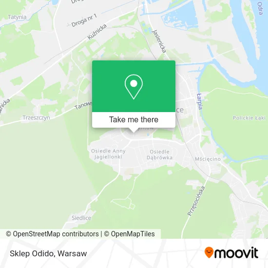 Sklep Odido map