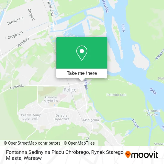 Fontanna Sediny na Placu Chrobrego, Rynek Starego Miasta map