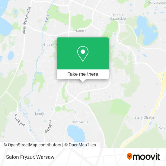 Salon Fryzur map