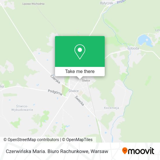 Czerwińska Maria. Biuro Rachunkowe map