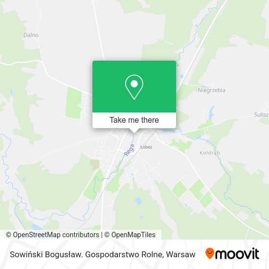 Sowiński Bogusław. Gospodarstwo Rolne map