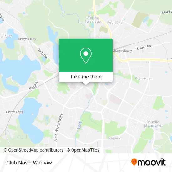 Club Novo map