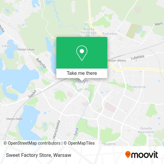 Sweet Factory Store map