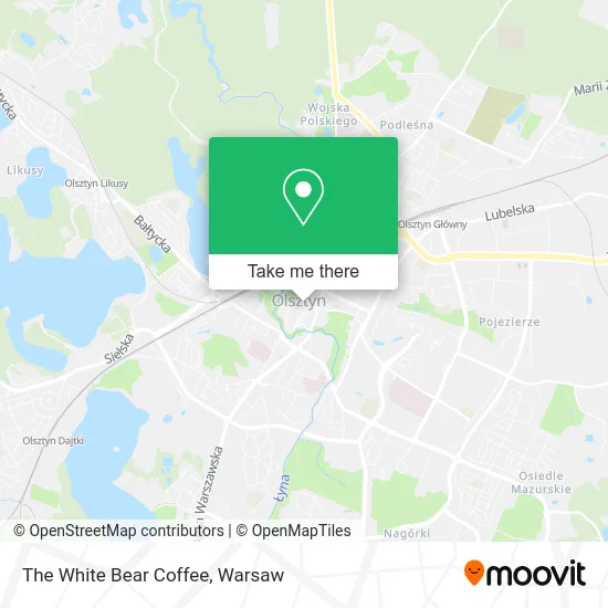 The White Bear Coffee map