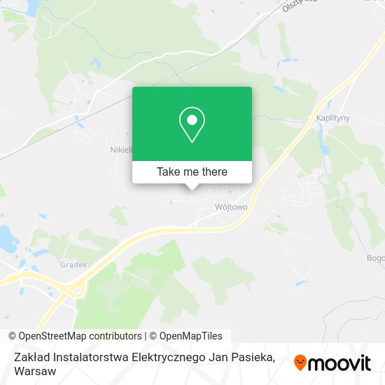 Zakład Instalatorstwa Elektrycznego Jan Pasieka map