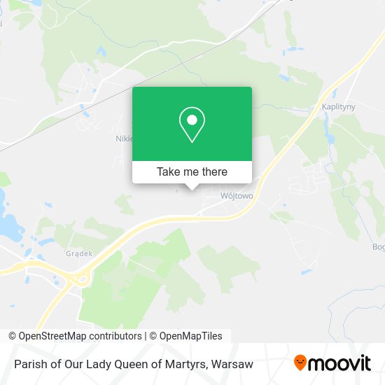 Parish of Our Lady Queen of Martyrs map