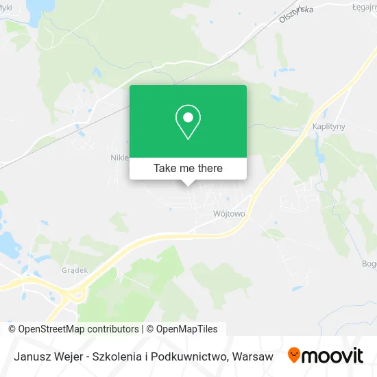 Карта Janusz Wejer - Szkolenia i Podkuwnictwo